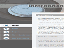 Tablet Screenshot of internationaldialco.com